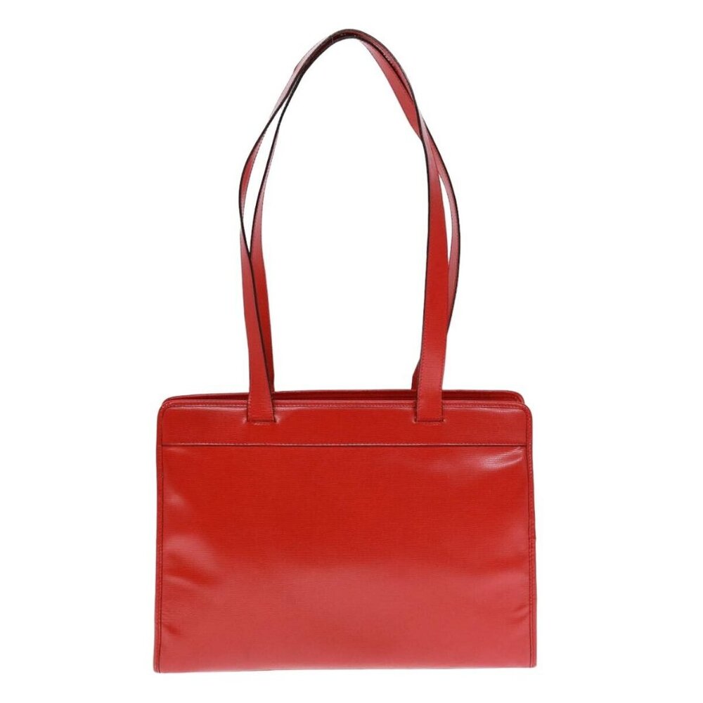 CELINE Shoulder Bag Leather Red Auth bs15049 - Picture 2 of 15